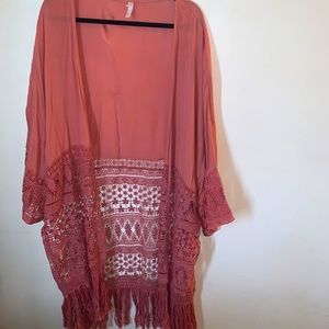 Crochet kimono